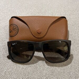 Rayban Justin 4165 Polarized - Matte Havana Frame / Brown Lenses